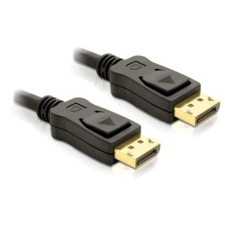 DeLOCK Cable DisplayPort 1.2 male > DisplayPort male 4K 1 m Black