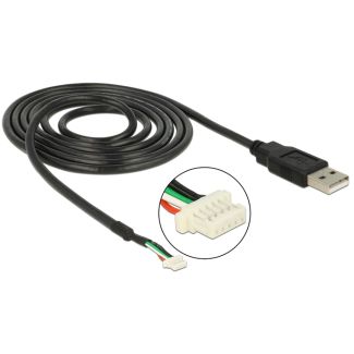 DeLOCK 95986 cavo per fotocamera 1,5 m Nero