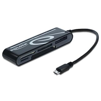 DeLOCK 91732 lettore di schede USB 2.0 Nero