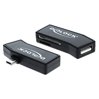 DeLOCK 91730 lettore di schede USB 2.0 Nero