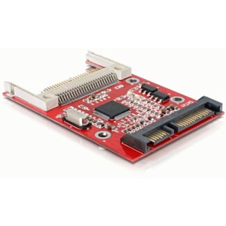 DeLOCK SATA Card Reader lettore di schede Rosso