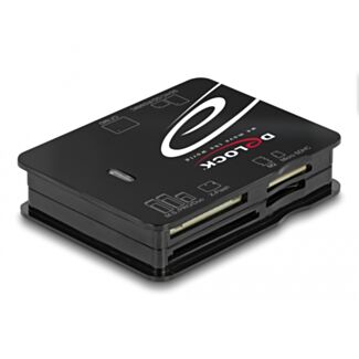 DeLOCK Lettore di schede USB 2.0 per schede di memoria CF / SD / Micro SD / MS / xD / M2