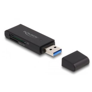 DeLOCK Card Reader SuperSpeed USB 5 Gbps for SD and Micro SD memory cards