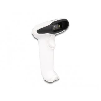 DeLOCK Barcode Scanner 1D and 2D for 2.4 GHz, Bluetooth or USB - white