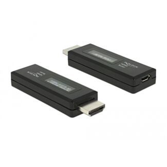 DeLOCK 63327 adattatore per inversione del genere dei cavi HDMI-A 19 pin USB Type Micro-B Nero