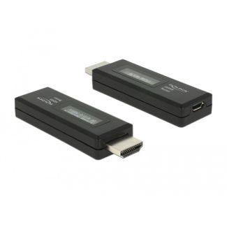 DeLOCK 63327 cable gender changer HDMI-A 19 pin USB Type Micro-B Black