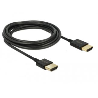 DeLOCK 85117 HDMI cable 0.25 m HDMI Type A (Standard) Black