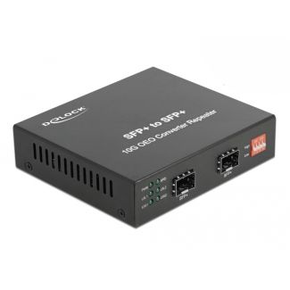 DeLOCK Convertitore multimediale 10GBase-R SFP+ a SFP+