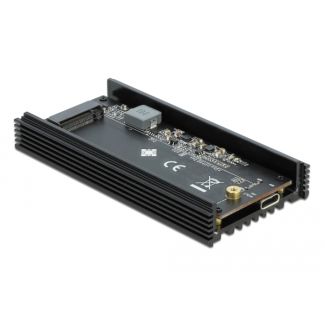 DeLOCK Custodia esterna per SSD M.2 NVMe PCIe con SuperSpeed USB 20 Gbps (USB 3.2 Gen 2x2) USB Type-C femmina