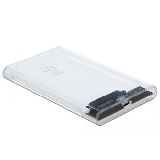 DeLOCK Custodia esterna per HDD / SSD SATA da 2.5″ con SuperSpeed USB 10 Gbps (USB 3.1 Gen 2)