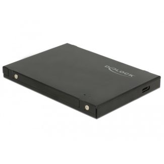 DeLOCK 42609 storage drive enclosure SSD enclosure Black M.2