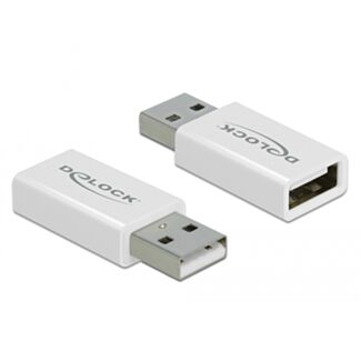 DeLOCK Adattatore USB 2.0 Tipo-A maschio per Tipo-A femmina Data Blocker
