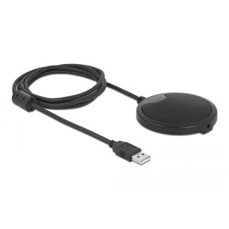 DeLOCK Microfono a condensatore USB omnidirezionale per conferenze