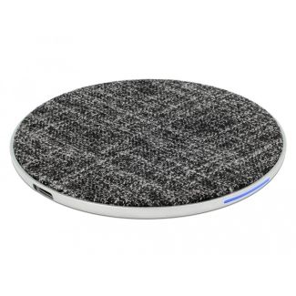 DeLOCK 65919 mobile device charger Universal Black, Grey USB Wireless charging Fast charging Indoor