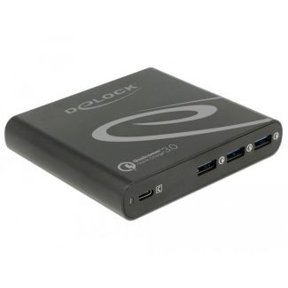 DeLOCK 41431 Caricabatterie per dispositivi mobili Netbook Nero AC Ricarica rapida Interno