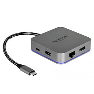 DeLOCK 87742 docking station per dispositivo mobile Tablet Grigio
