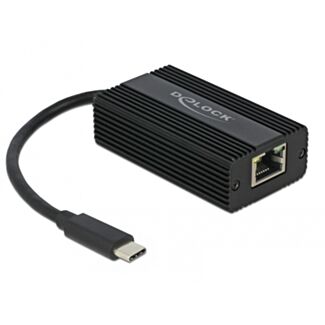 DeLOCK 65990 replicatore di porte e docking station per laptop Nero