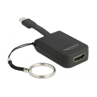 DeLOCK 63942 cavo e adattatore video 0,03 m USB tipo-C HDMI Nero