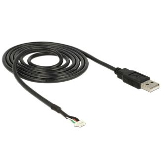 DeLOCK USB 2.0 A M / 5 pin V5 1.5m camera cable Black