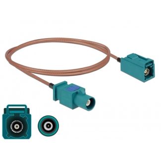 DeLOCK Antenna Cable FAKRA Z plug > FAKRA Z jack RG-316 1 m