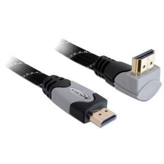 DeLOCK 3m High Speed HDMI 1.4 HDMI cable HDMI Type A (Standard) Black, Grey