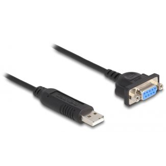 DeLOCK Adattatore USB 2.0 per RS-232 seriale con alloggiamento de connettore seriale compatto 50 cm FTDI