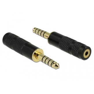 DeLOCK 65897 cable gender changer 1 x 4.4 mm 5 pin 1 x 2.5 mm 4 pin Black