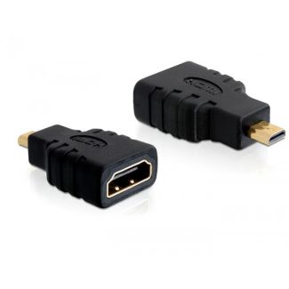 DeLOCK HDMI micro D/HDMI A HDMI mirco D Black
