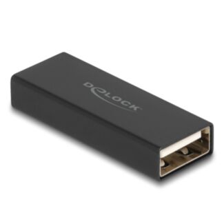 DeLOCK Adattatore Gender Changer USB 2.0 Tipo-A da femmina a femmina in metallo