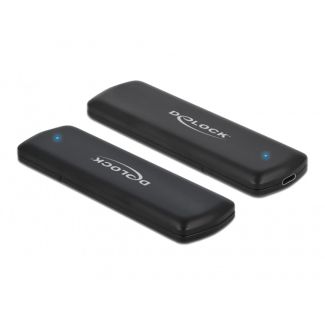 DeLOCK Custodia esterna USB Type-C Combo per M.2 NVMe PCIe o SATA SSD - senza attrezzi