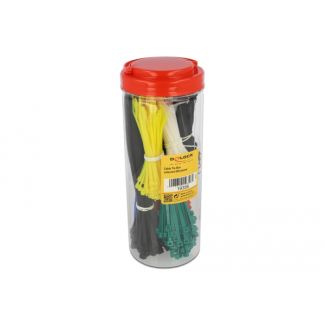 DeLOCK Scatola assortimento fascette 600 pezzi colori assortiti
