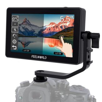 Feelworld F6 Plus 14 cm (5.5") Black 1920 x 1080 pixels LED backlight Touchscreen