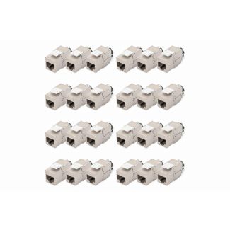 Digitus CAT 6A Keystone module, shielded with intelligent cable manager, set (24 pieces)