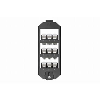 Digitus Telaio, 3 livelli per 9x Keystone Jacks adatto a OBO-Ackermann GES9