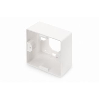 Digitus Surface Mountbox 80x80 mm for Keystone Walloutlet, German Type