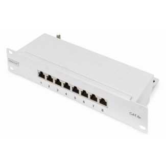 Digitus CAT 6A, Class E Patch Panel, shielded, grey