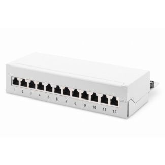 Digitus Desktop CAT 6A, class EA patch panel, shielded, gray
