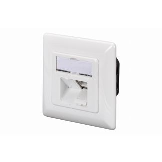 Digitus CAT 5e, Class D, wall outlet, shielded, surface mount