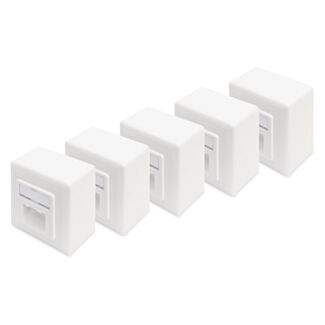 Digitus CAT 5e, Classe D, presa dati, schermato, sporgente