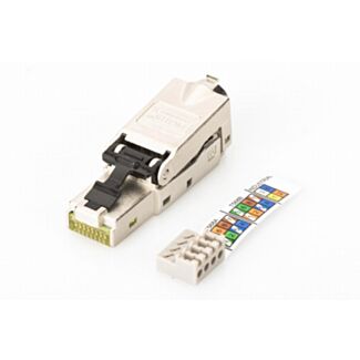Digitus spina RJ45 schermata per installazione su campo vuoto