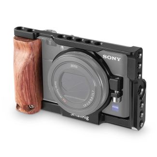 SmallRig 2105 custodia per macchine fotografiche 1/4, 3/8" Nero, Legno