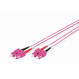 Digitus Fiber Optic Multimode Patch Cord, OM4, SC / SC