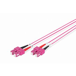Digitus Fiber Optic Multimode Patch Cord, OM4, SC / SC