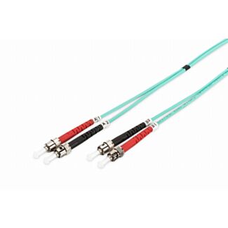 Digitus FO patch cord, duplex, ST to ST MM OM3 50/125 µ, 5 m