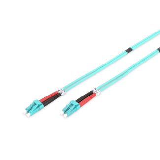 Digitus Fiber Optic Multimode Patch Cord, OM 3, LC / LC