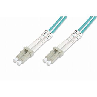 Digitus Fiber Optic Multimode Patch Cord 20 m grey, OM 3, LC / LC