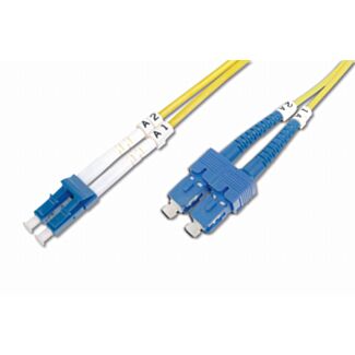 Digitus Fiber Optic Singlemode Patch Cord 2 m grey, LC / SC