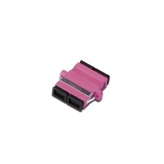 Digitus Accoppiatore Duplex SC/SC, OM4, colore rosa