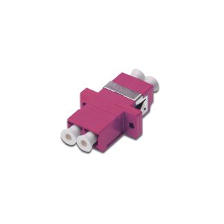 Digitus Accoppiatore Duplex LC/LC Duplex, OM4, colore rosa