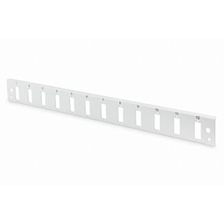Digitus Fiber Optic Splice Box Front Panel, quick lock, 12x SC DX, 1U